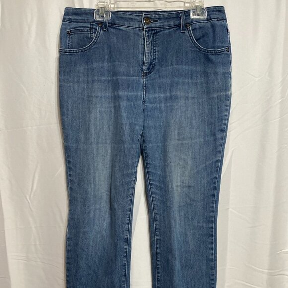 Bandolino Mandie Size 12 Blue Women's Jeans - Picture 1 of 7